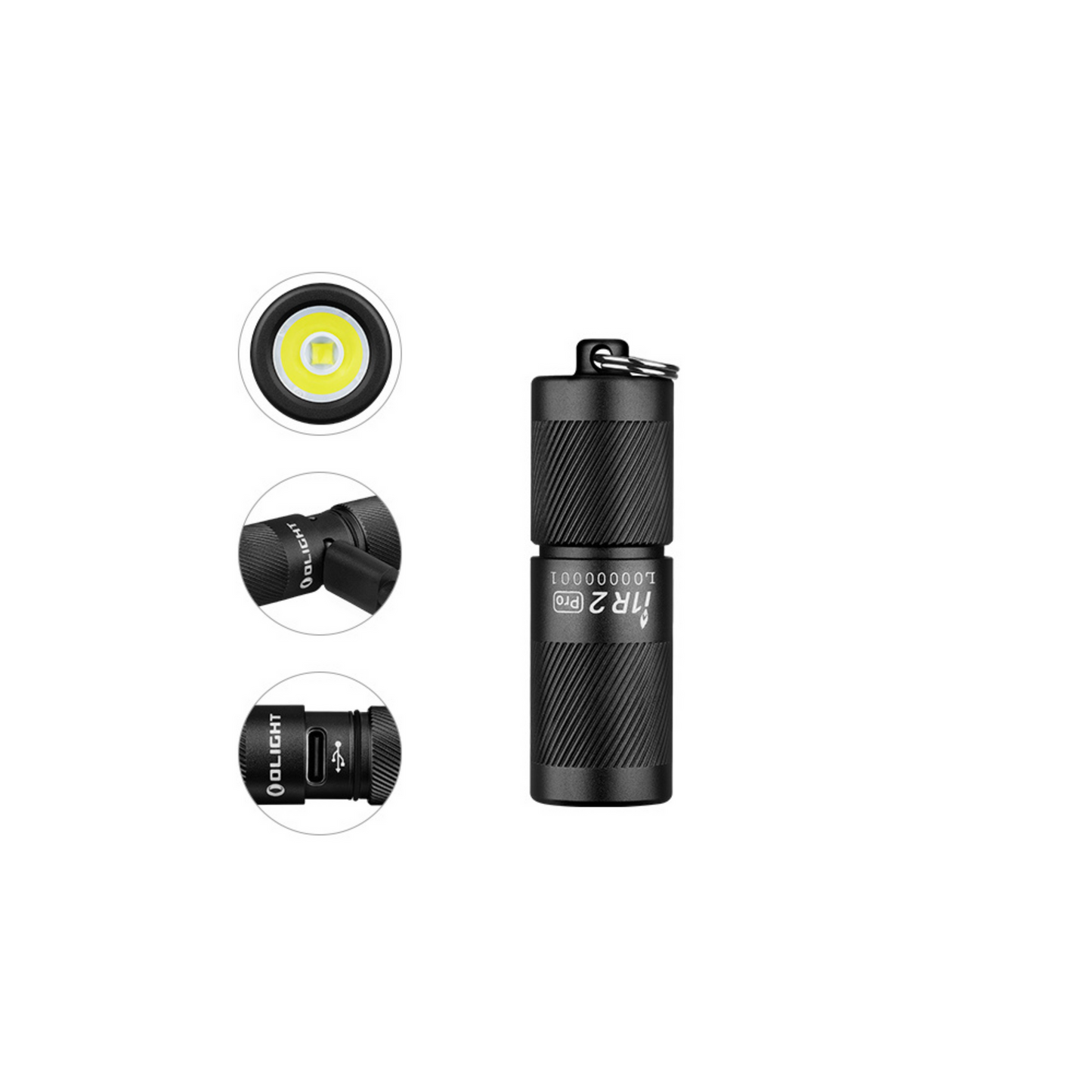 Olight i1R 2 Pro EOS Max 180 Lumens USB Charging Keyring Torch