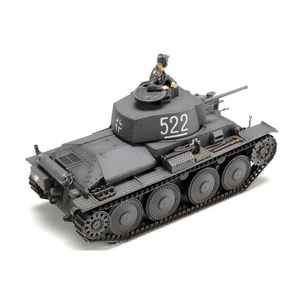 
                  
                    TAMIYA 1/48 SCALE GERMAN PANZERKAMPFWAGEN 38(t) Ausf.E/F SELF BUILD KIT
                  
                