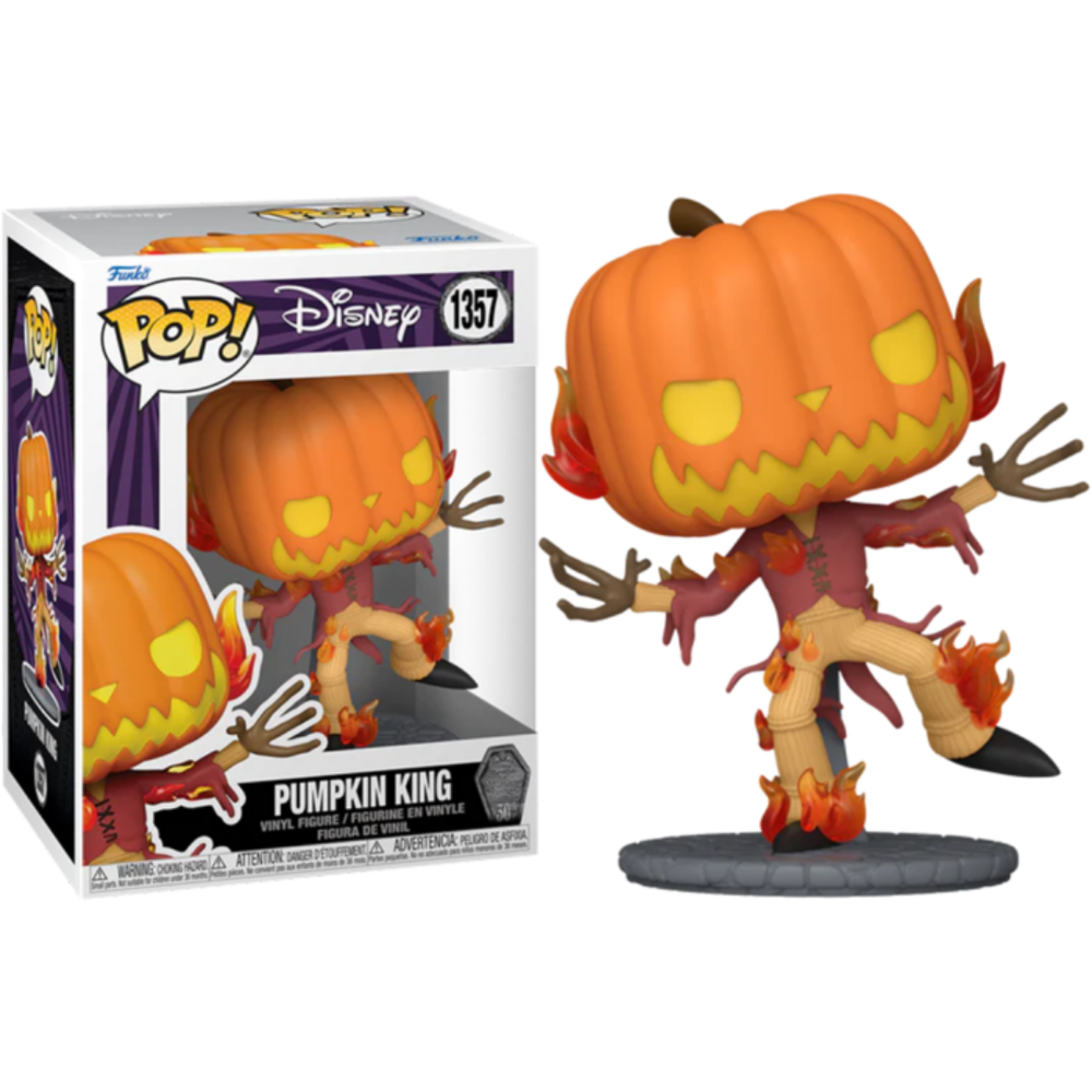 The Nightmare Before Christmas 30th Anniversary - Pumpkin King Pop! Vinyl Figure