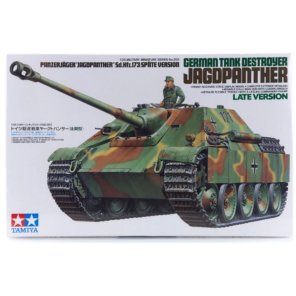 TAMIYA GER.TANK 'JAGDPANTHER' L.V. SELF BUILD KIT