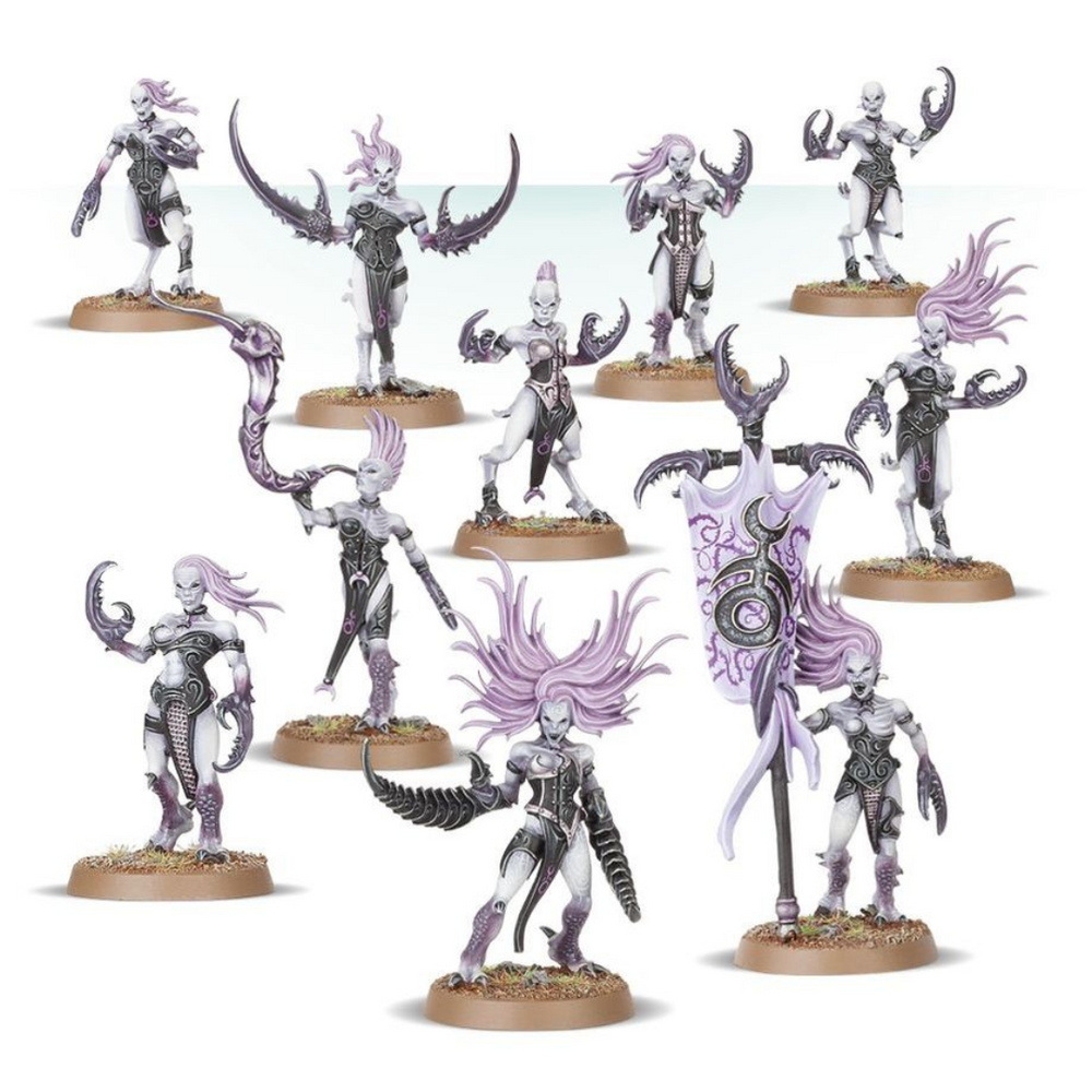 
                  
                    Hedonites of Slaanesh: Daemonettes - Warhammer: Age of Sigmar (AOS)
                  
                