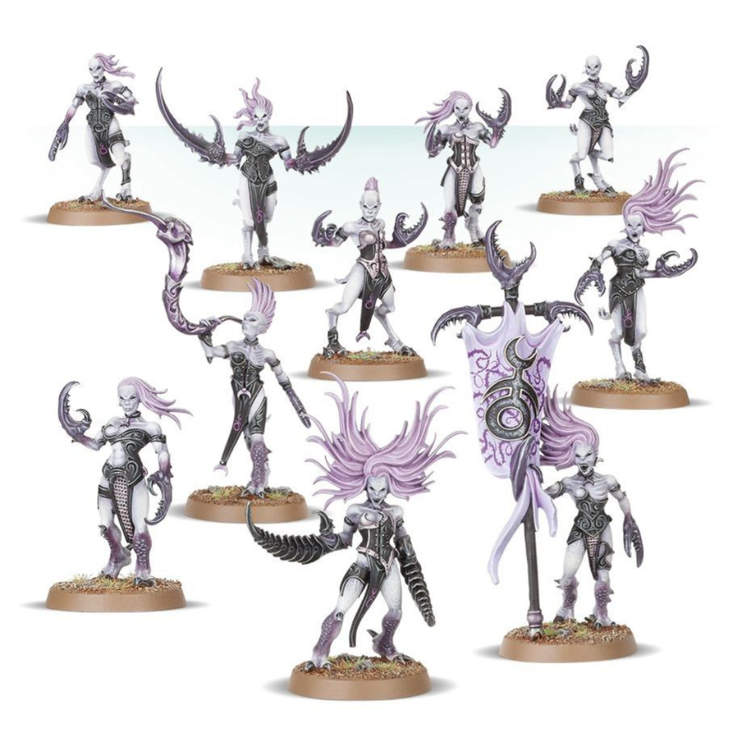 
                  
                    Hedonites of Slaanesh: Daemonettes - Warhammer: Age of Sigmar (AOS)
                  
                