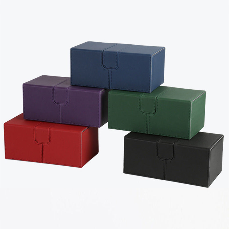 TCG Custom leather Magnetic Deck Box 200+-LetsPlayGames-ProHobbies