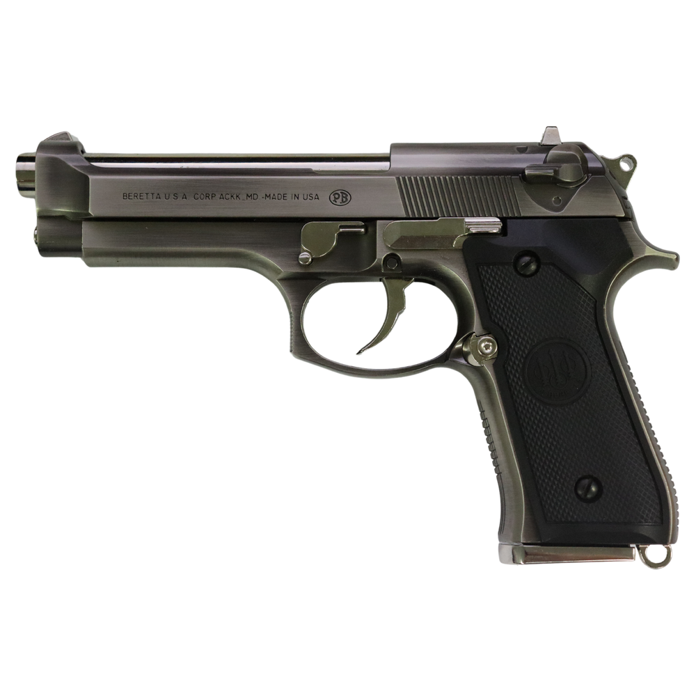 AQK Beretta 92 Manual Gel Blaster Pistol- Silver Manba