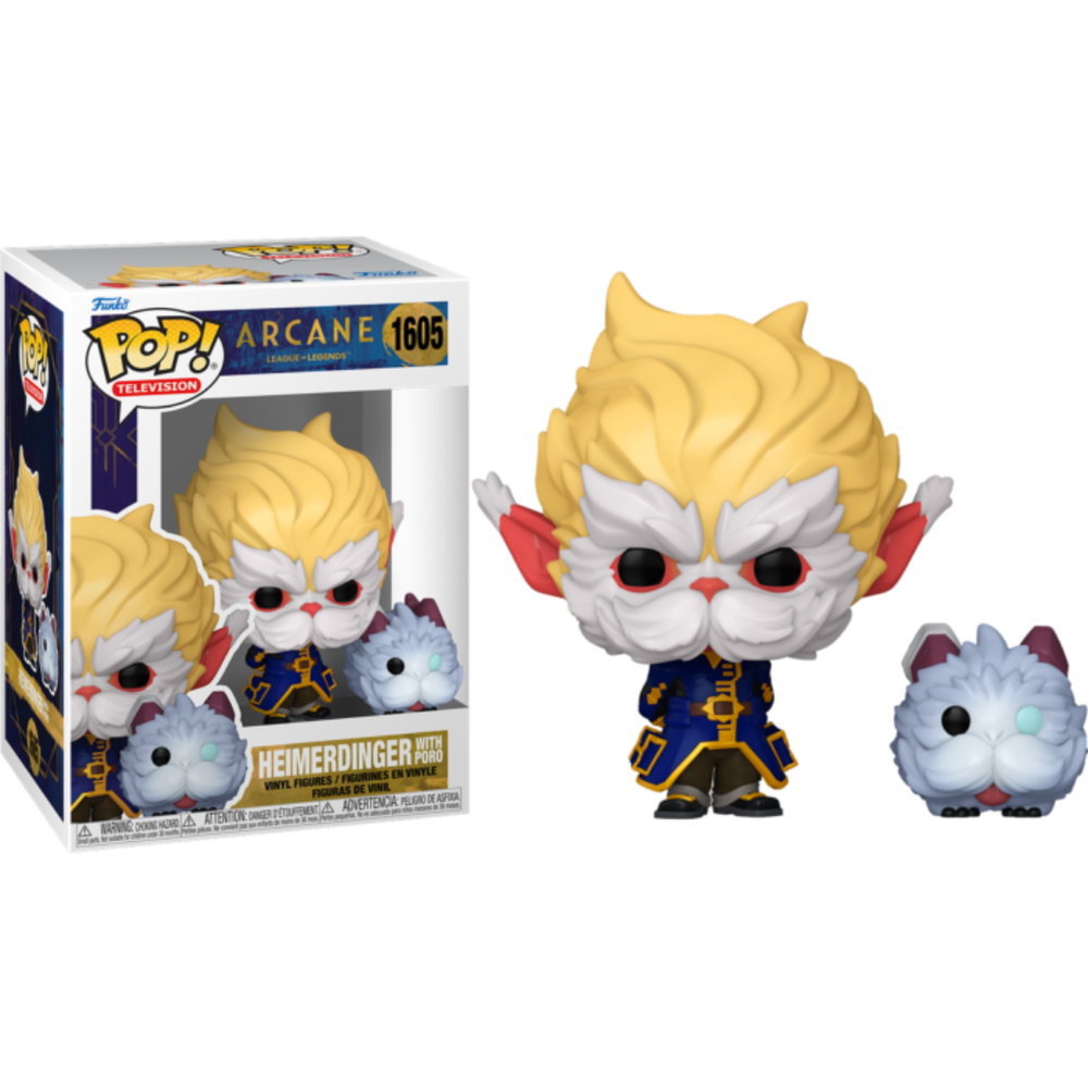 Arcane (2021) - Heimerdinger with Poro Pop! Vinyl Figure