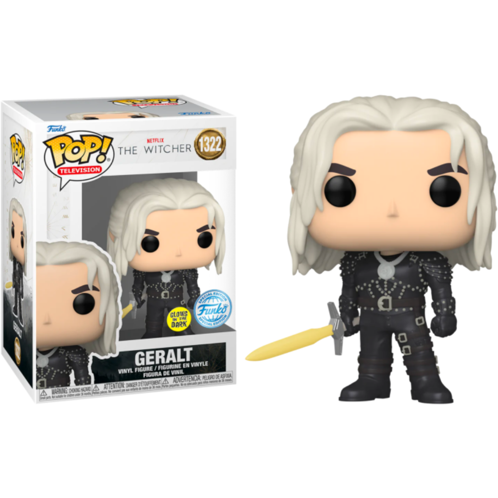 The Witcher (2019) - Geralt with Glow-in-the-Dark Sword Pop! Vinyl Figure