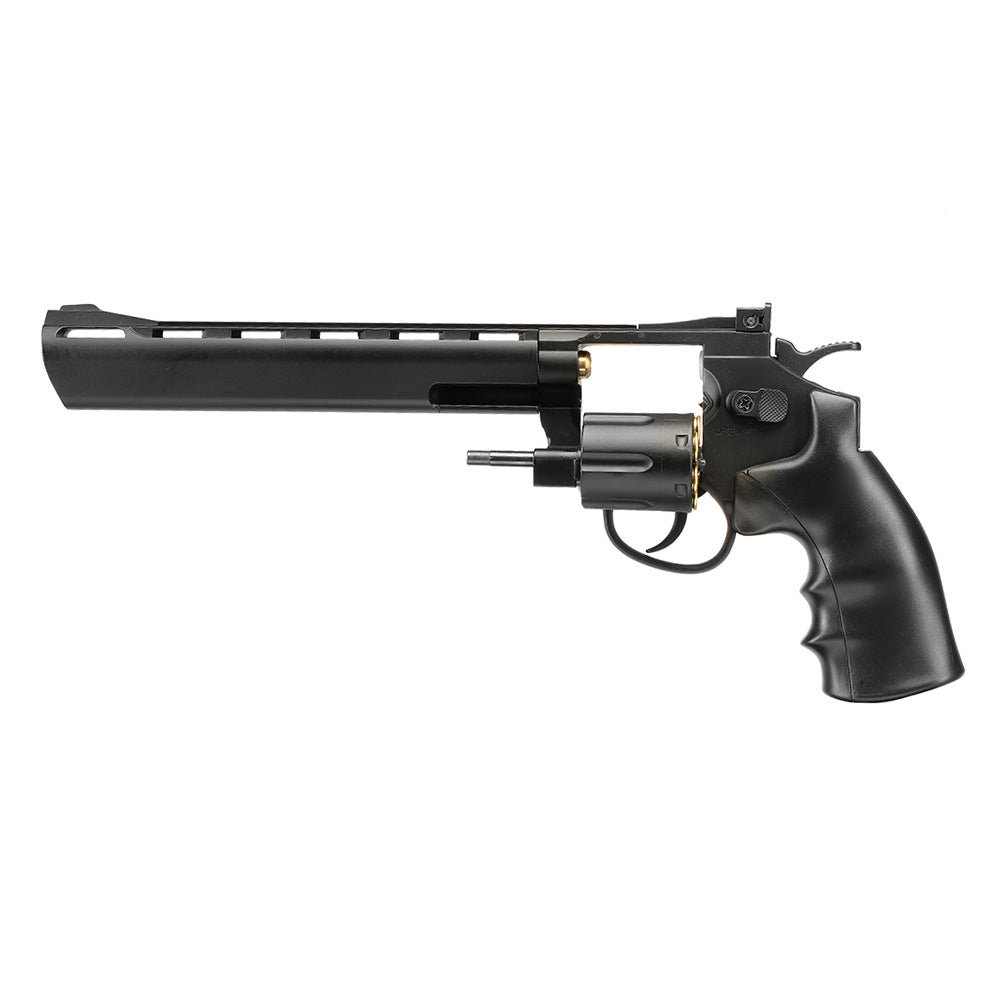 
                  
                    .357 Dirty Harry Magnum 7.0″ Metal C02 Gel Revolver (Black)
                  
                