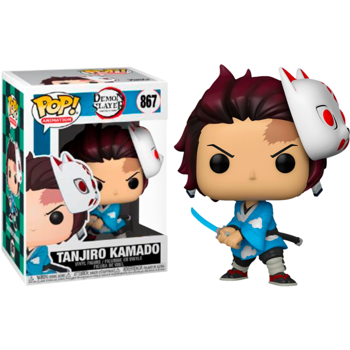 Demon Slayer - Tanjiro Kamado with Mask Pop! Vinyl Figure