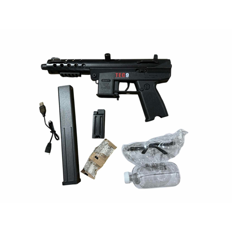 Nylon TEC9 Submachine Gun Electric Gel Blaster