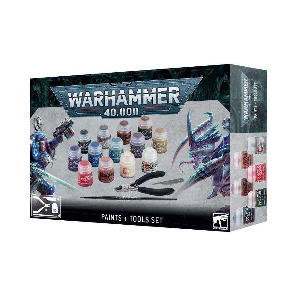 Warhammer 40000 Paints and Tools Set 2023