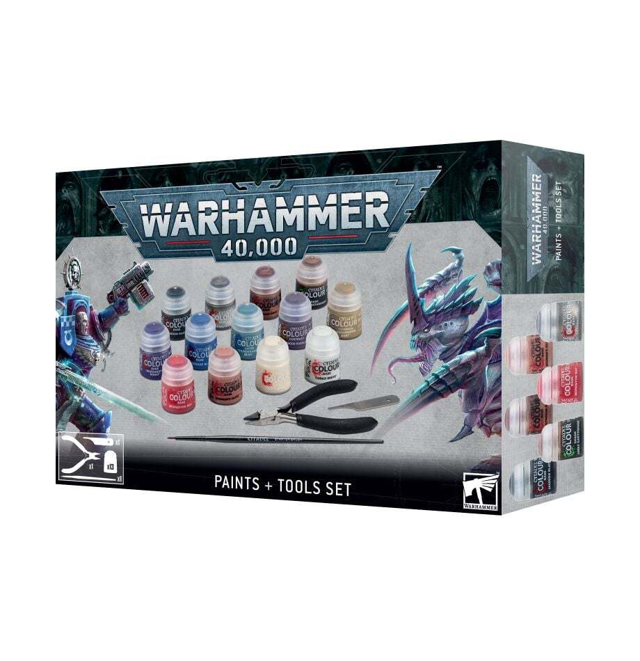 Warhammer 40000 Paints and Tools Set 2023
