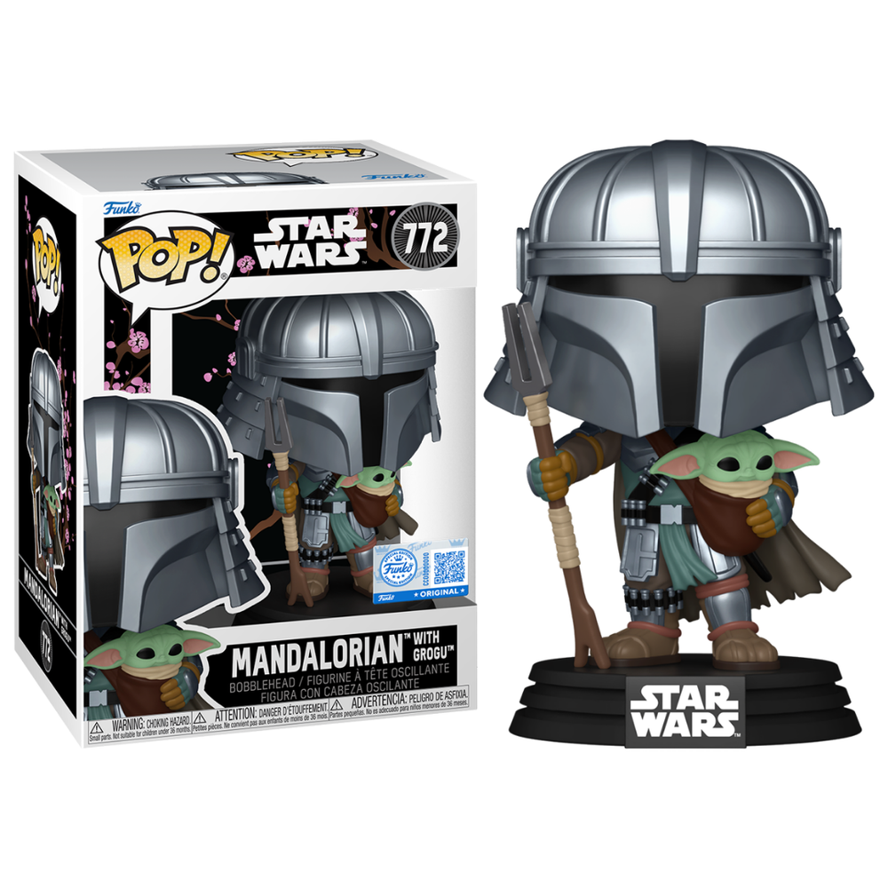 Star Wars: Impressions - Mandalorian with Grogu Pop! Vinyl Figure