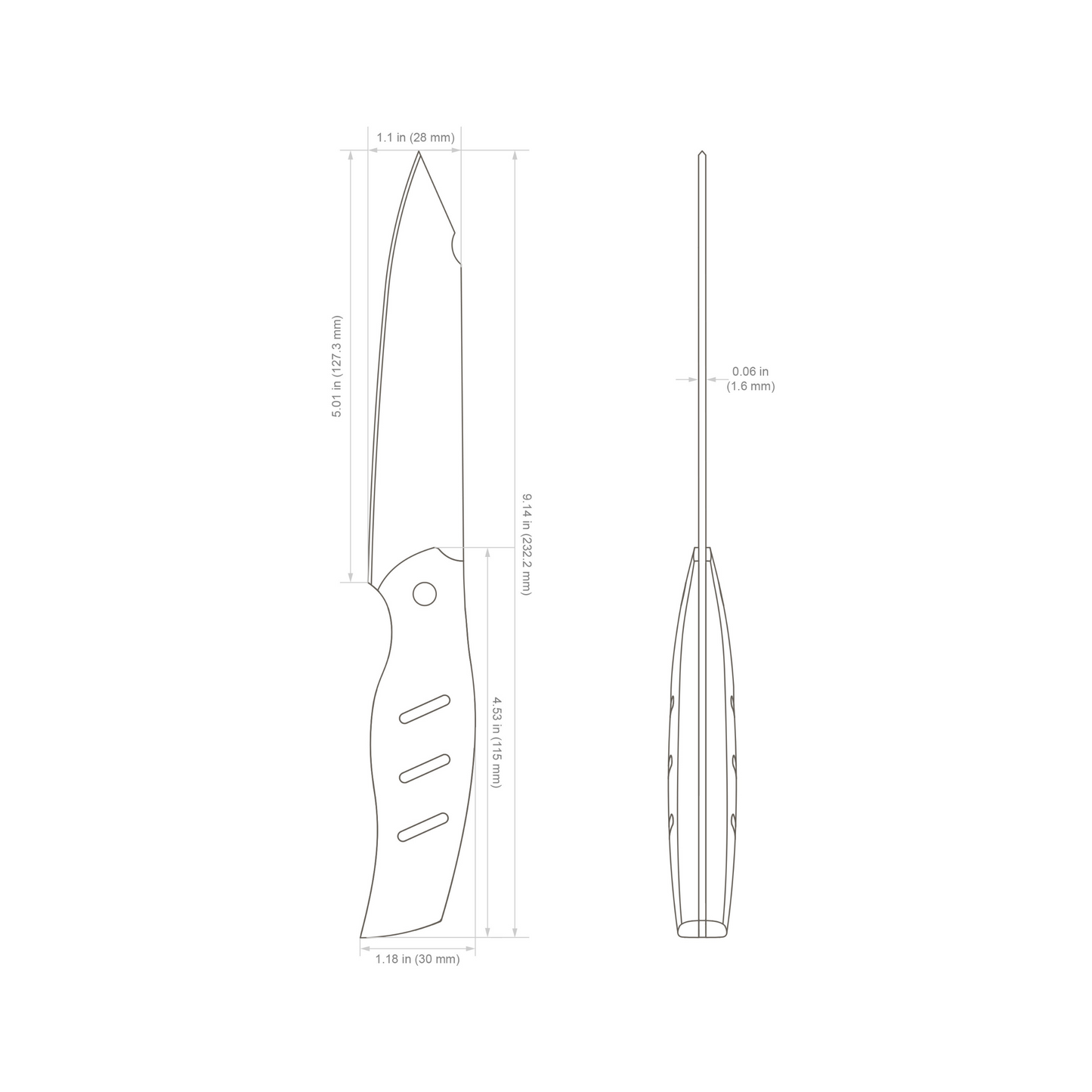 
                  
                    Olight-Oremake Sheepdog Professional Super Sharp Chef's Knife - 5-inch Utility Knife
                  
                