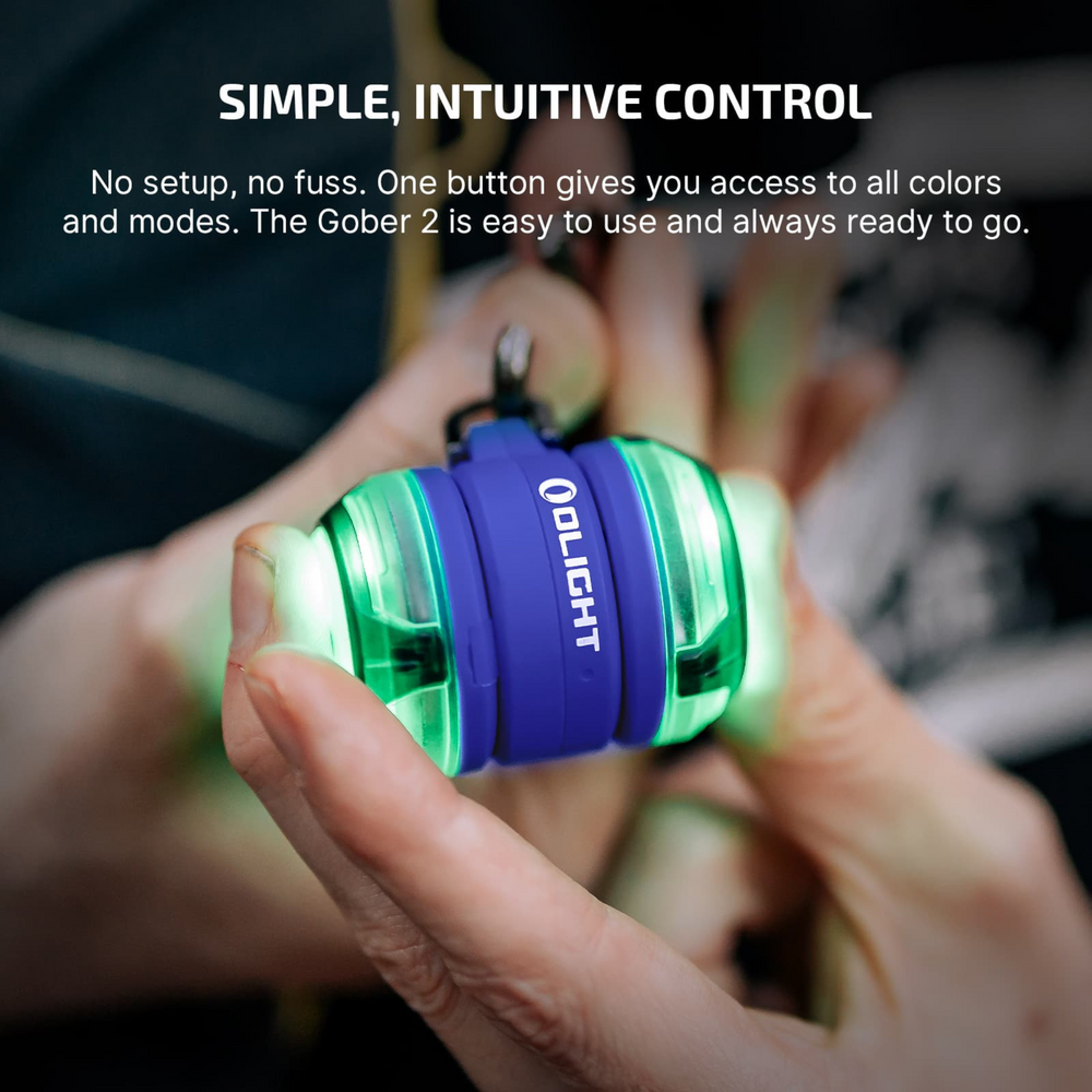 
                  
                    Olight Gober 2 Rechargeable Easy Clip Reflective Safety Light With 4 Modes and 6 Colors
                  
                