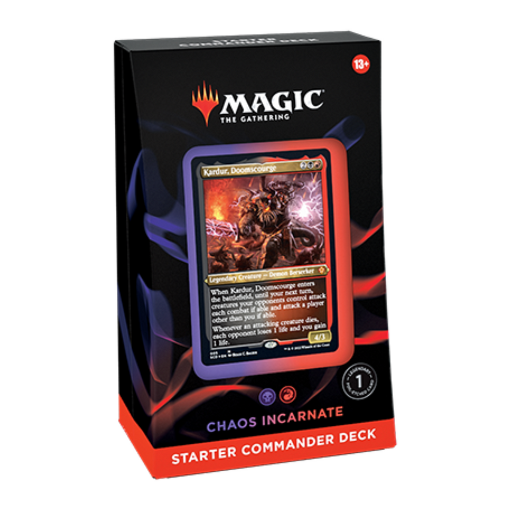 Chaos Incarnate - Magic the Gathering 2022 Starter Commander Deck