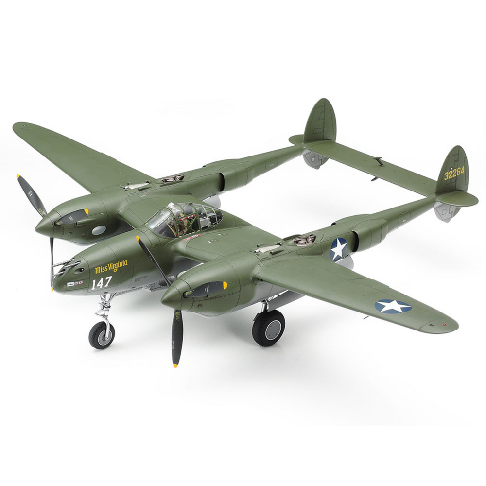 TAMIYA 1/48 SCALE LOCKHEED® P-38®F/G LIGHTNING® SELF BUILD KIT