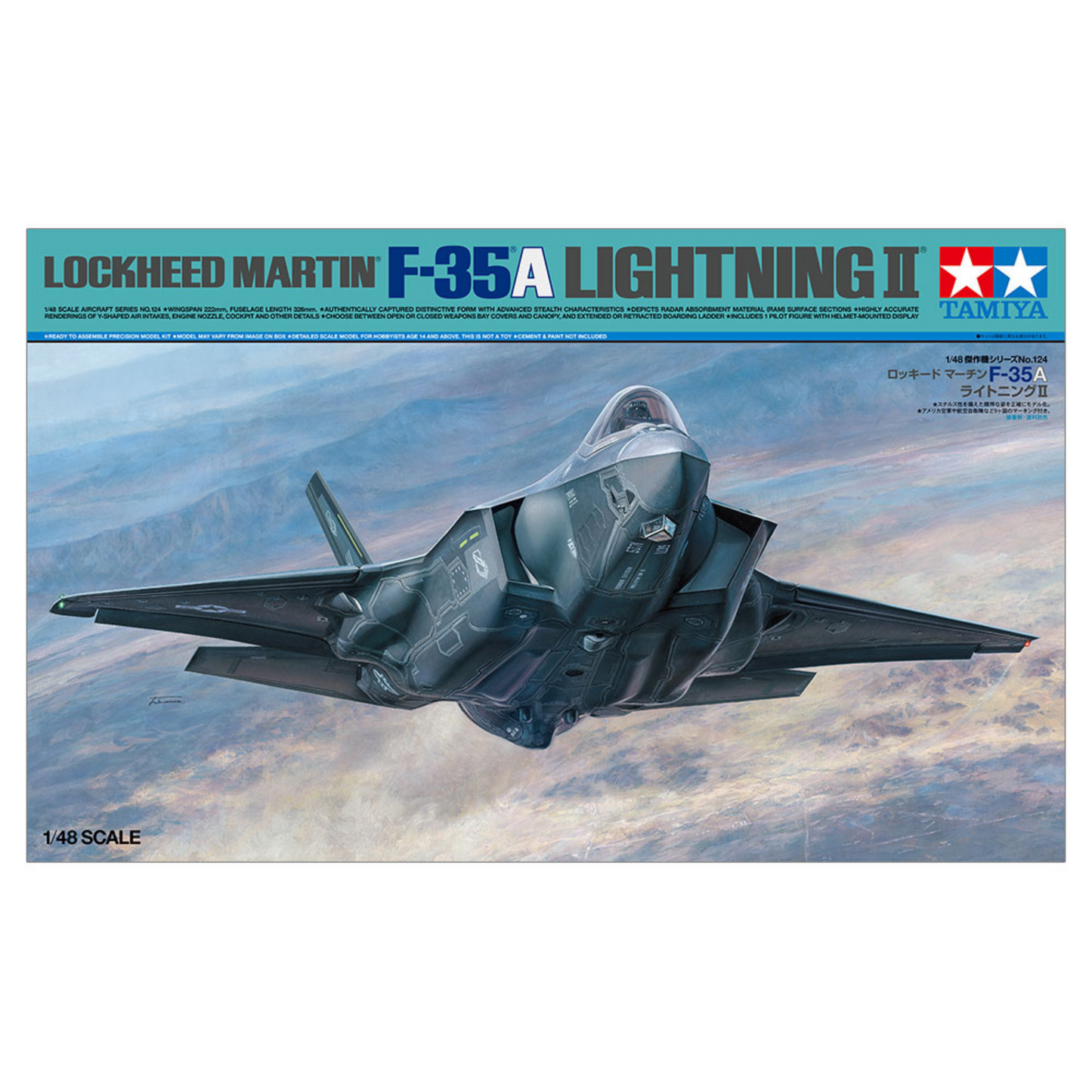 TAMIYA 1/48 SCALE LOCKHEED MARTIN® F-35®A LIGHTNING II® AUST. DECALS SELF BUILD KIT