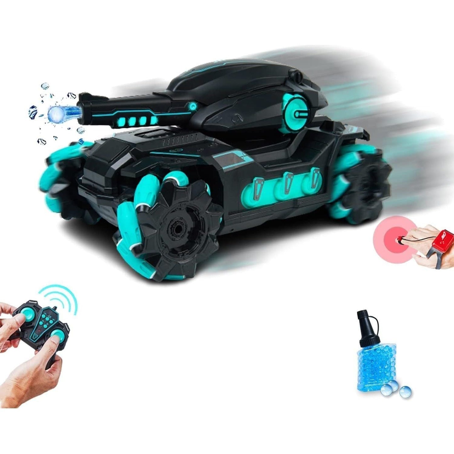 RC Gel Blaster Tank Toys-Command Elite Hobbies-ProHobbies