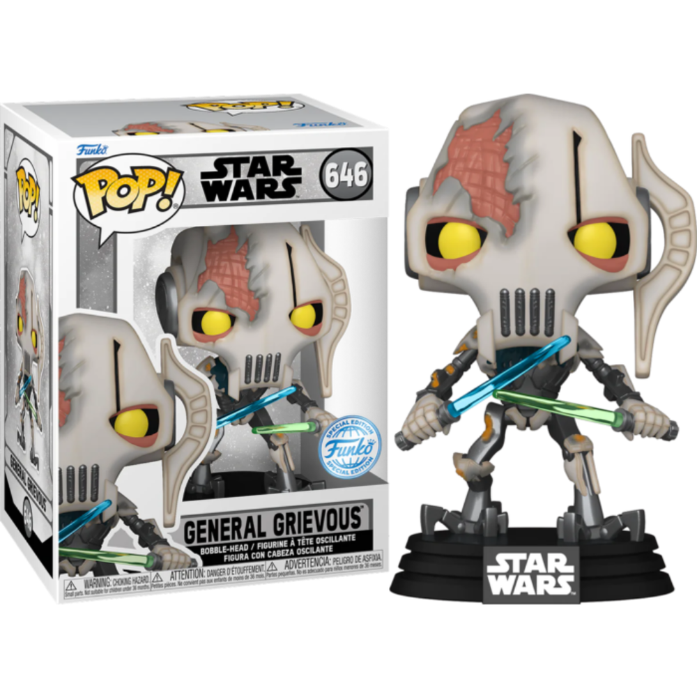 Star Wars: Battlefront II - General Grievous with Battle Damage Pop! Vinyl Figure
