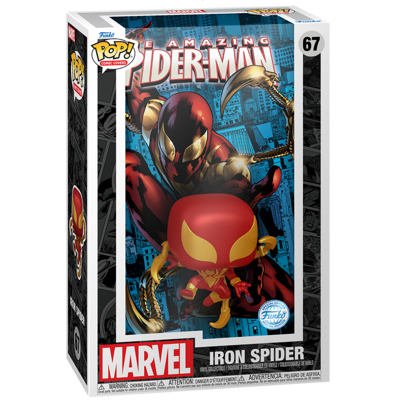 Marvel - The Amazing Spider-Man Iron Spider #529 Pop! Comic Covers Vinyl Figure