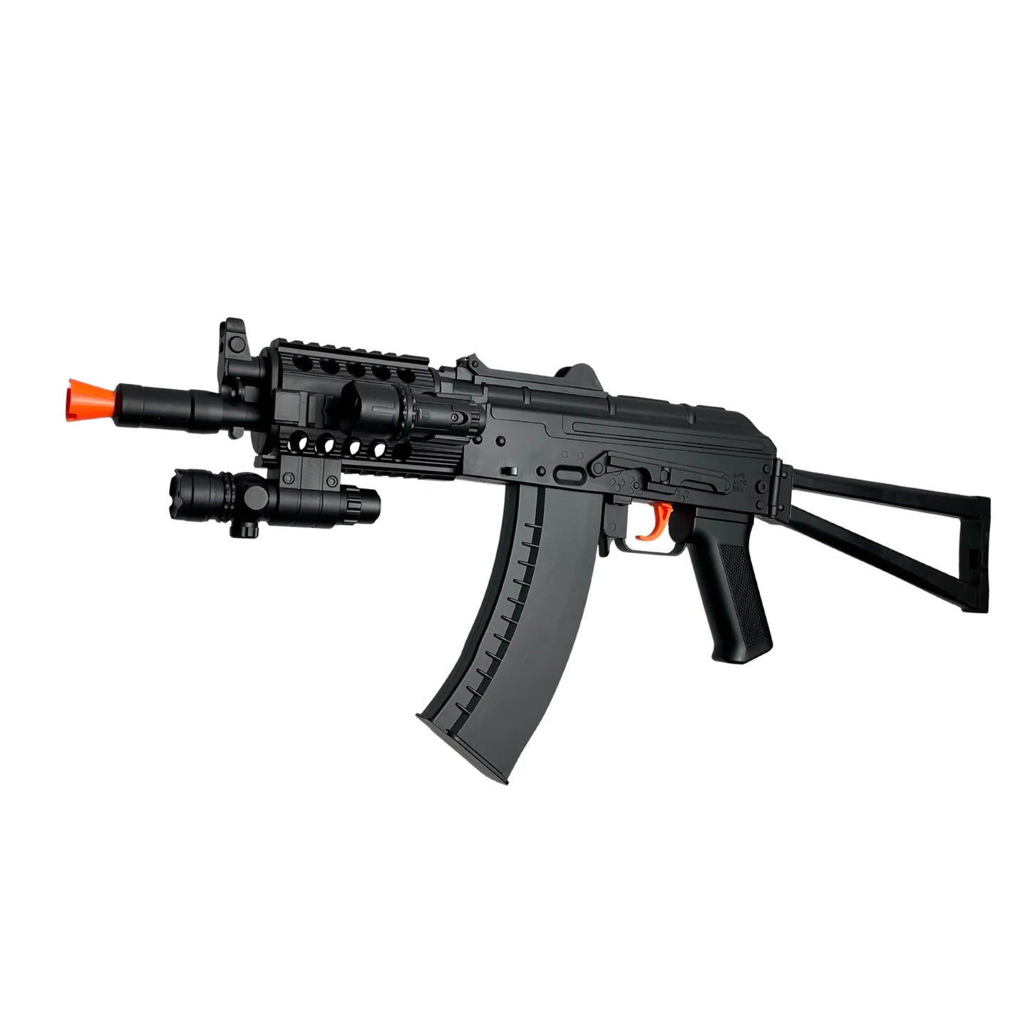 
                  
                    مسدس جل LeHui AK 74U مزود بالليزر التكتيكي والشعلة
                  
                