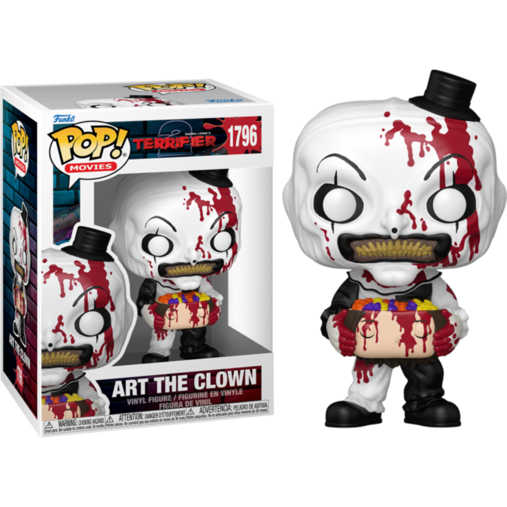Terrifier - Art the Clown with Candy Filled Head Pop! Vinyl Figure