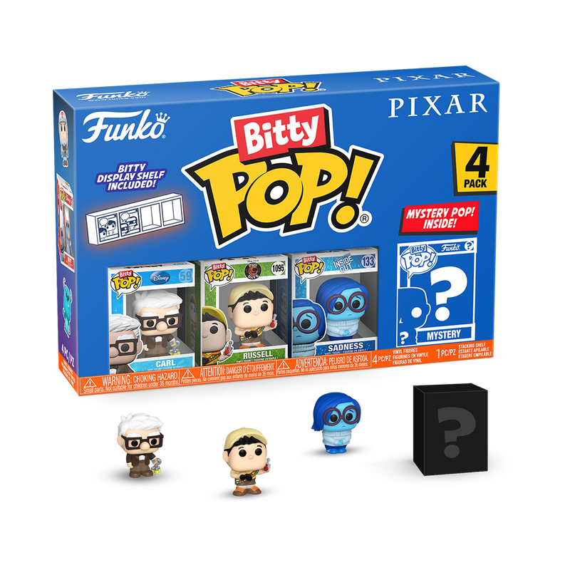 Funko Bitty Pop! Disney Pixar Up 4-Pack Mini Vinyl Figures