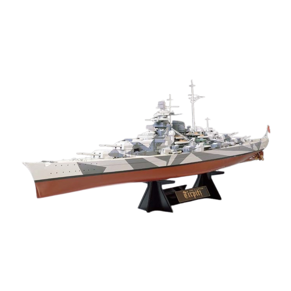 TAMIYA 1/350 SCALE TIRPITZ GERMAN BATTLESHIP SELF BUILD KIT