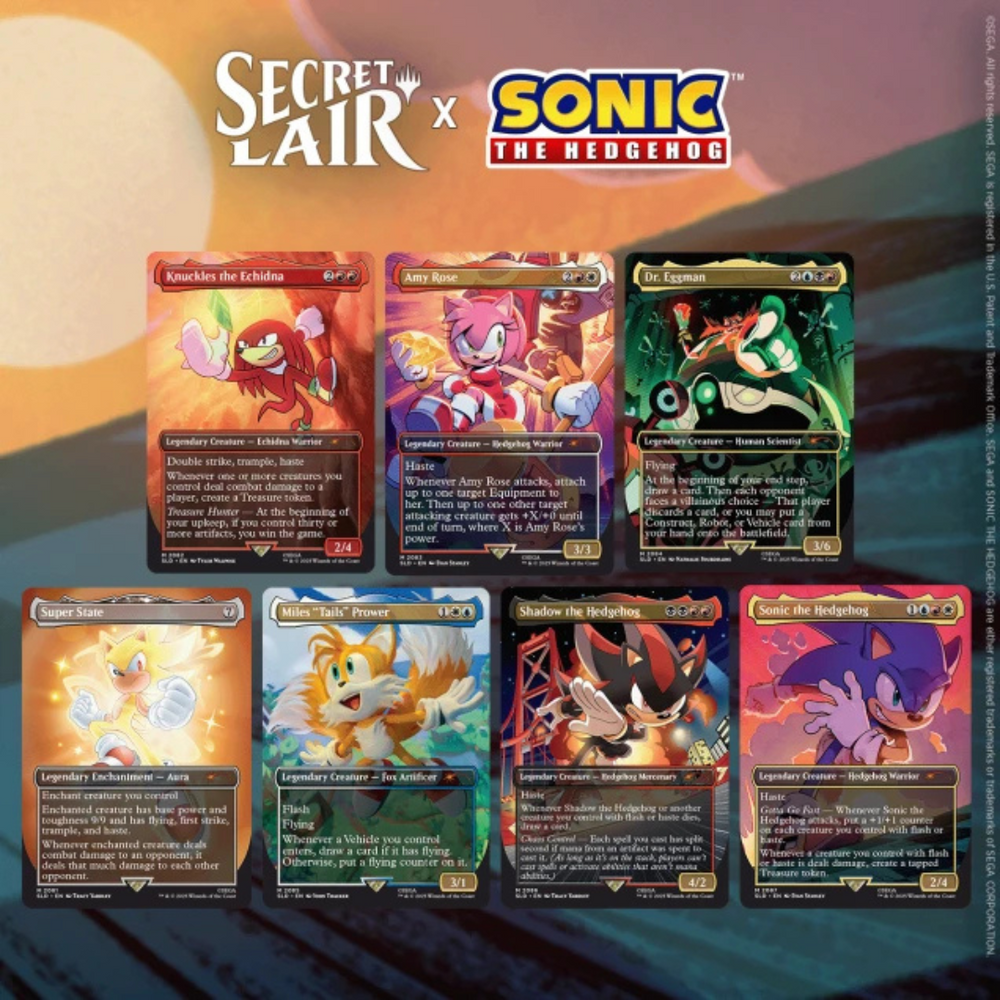 Magic the Gathering: Secret Lair - Sonic the Hedgehog - Friends and Foes Non-Foil
