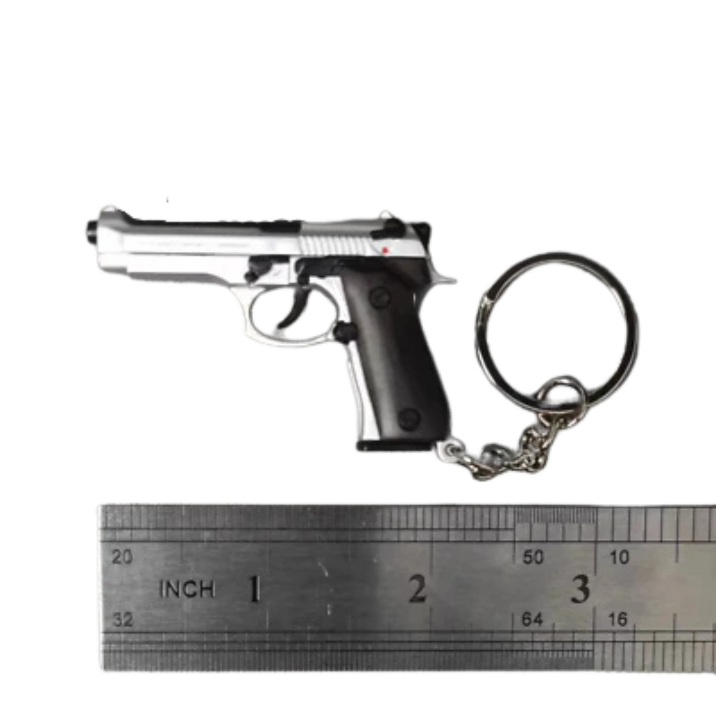 
                  
                    Mini M92 Beretta Keychain – Functional Slide with Imitation Round
                  
                