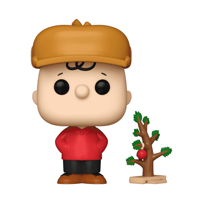 Funko Pop! Television: Peanuts - Charlie Brown with Tree #1627 Holiday Pop! & Buddy Vinyl Figure