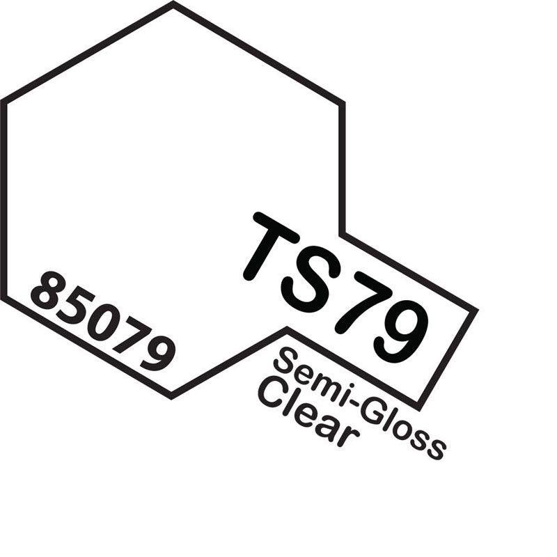 Tamiya TS-79 Semi Gloss Clear Lacquer Spray Paint 100ml