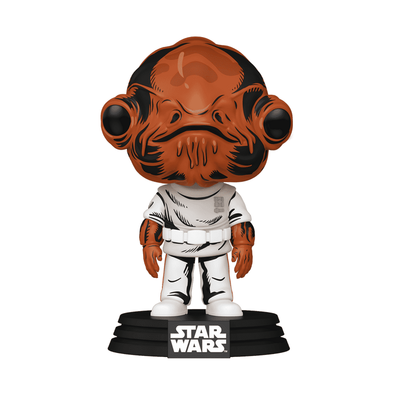 Funko Pop! Star Wars: Return of the Jedi - Admiral Ackbar (Retro) Vinyl Bobblehead #771
