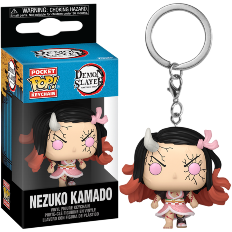 Demon Slayer - Nezuko Kamado (Demon Form) Pocket Pop! Keychain