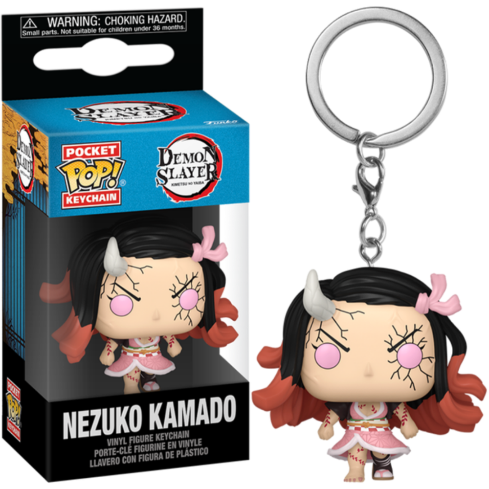 Demon Slayer - Nezuko Kamado (Demon Form) Pocket Pop! Keychain
