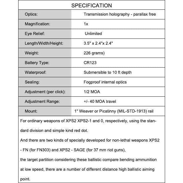 
                  
                    CL2-0038 Red Dot Scope
                  
                