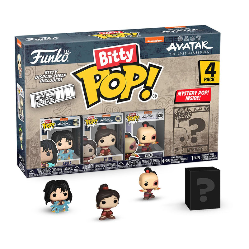 Avatar: The Last Airbender - Azula, Ty Lee, Zuko & Mystery Bitty Series 02 Pop! Vinyl Figure 4-Pack