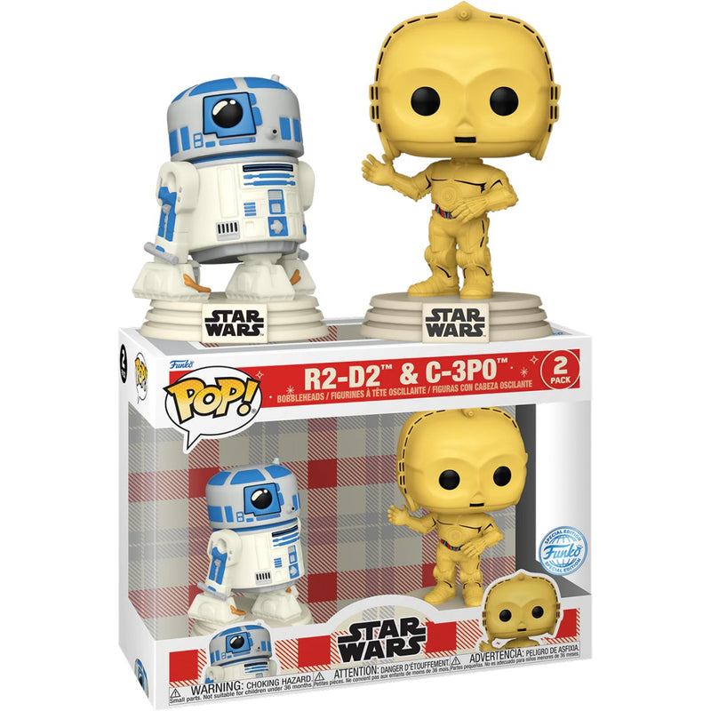 Star Wars - Retro Reimagined R2-D2 & C-3PO Disney 100th Pop! Vinyl 2-Pack