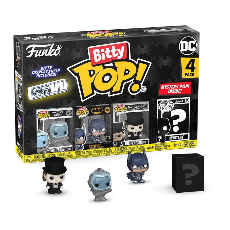Batman - Batman, Mr. Freeze, The Penguin & Mystery Series 03 Bitty Pop! Vinyl Figure 4-Pack
