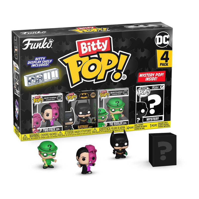 Batman - Batman, Two-Face, The Riddler & Mystery Series 04 Bitty Pop! Vinyl Figure 4-Pack