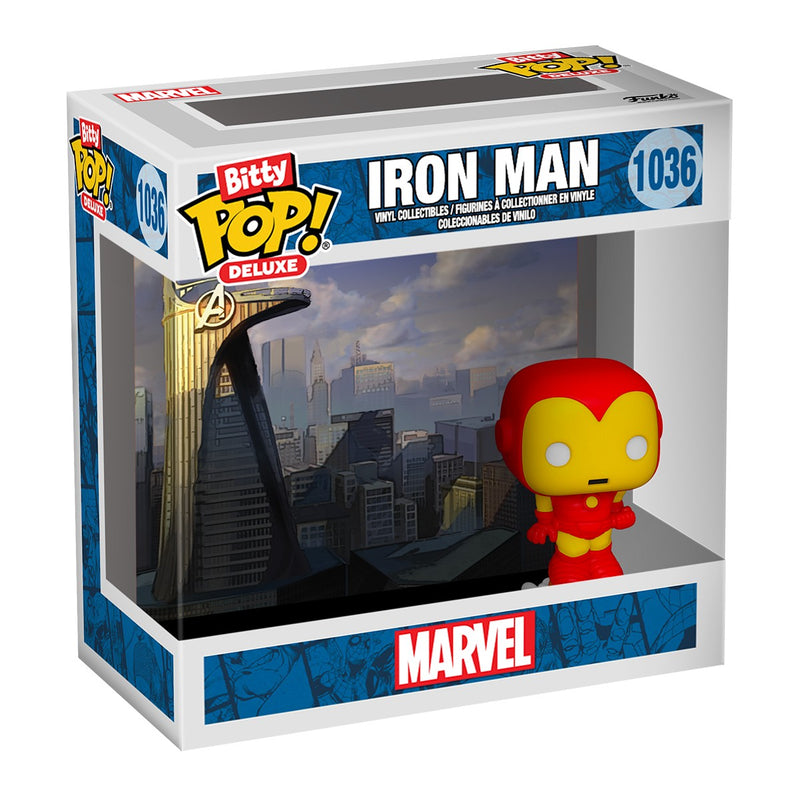 Iron Man - Iron Man (Avengers Tower) Bitty Pop! Deluxe Vinyl Figure