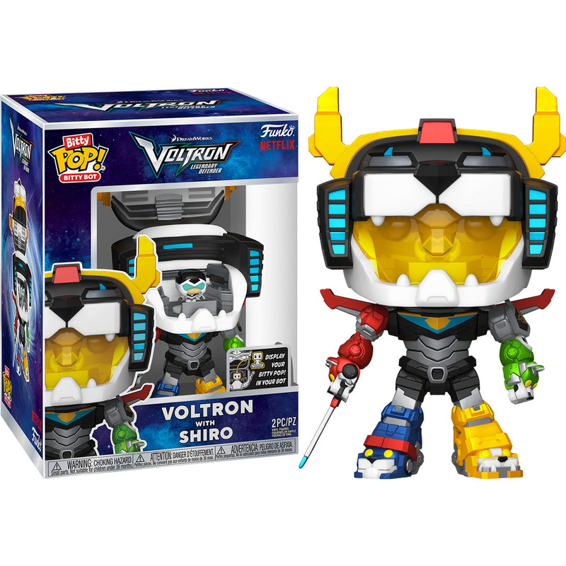 Voltron: Legendary Defender - Voltron with Shiro Bitty Pop! Bot Vinyl Figure