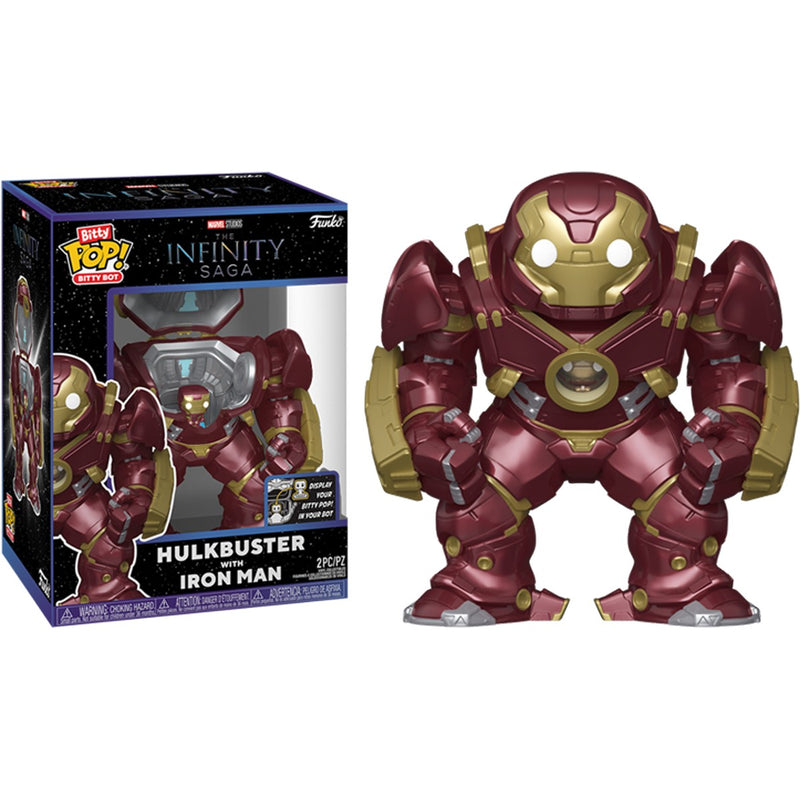Marvel: The Infinity Saga - Hulkbuster with Iron Man Bitty Pop! Bot Vinyl Figure