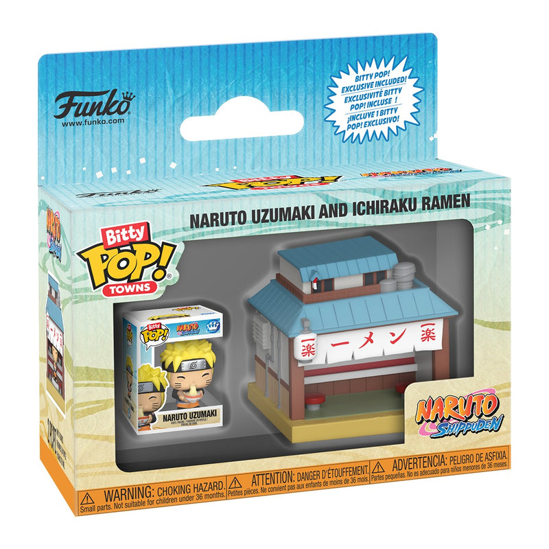 Naruto: Shippuden - Ichiraku Ramen & Naruto Uzumaki Bitty Pop! Town Vinyl Figure