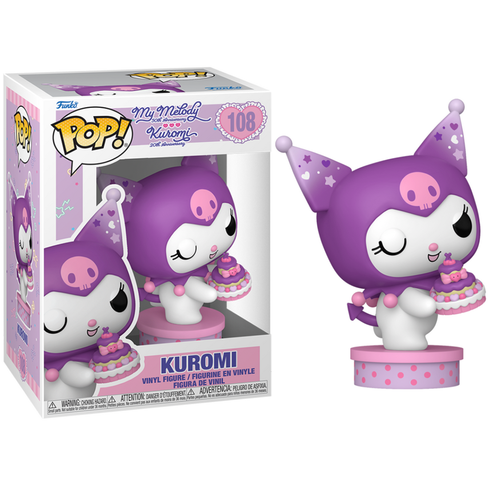 Hello Kitty & Friends - Kuromi with Cake 20th Anniversary Pop! Vinyl
