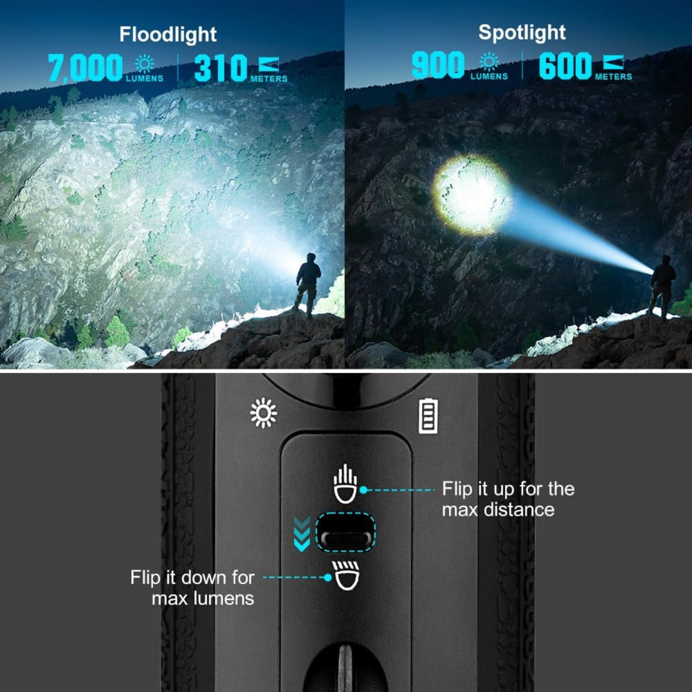 
                  
                    Olight Marauder Mini 7000 Lumens High Intensity RGB LED Torch - BLACK
                  
                