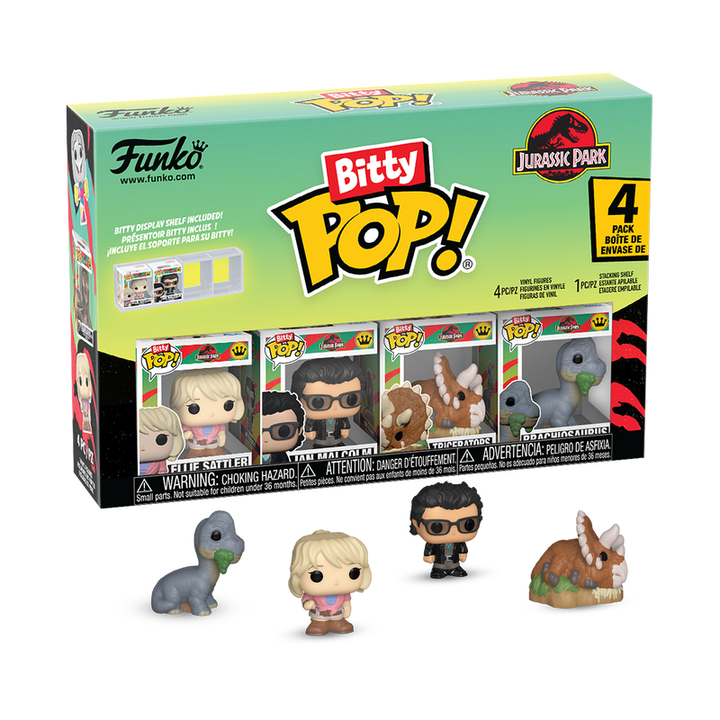 Funko Bitty Pop! Jurassic Park: Triceratops 4-Pack Mini Vinyl Figures