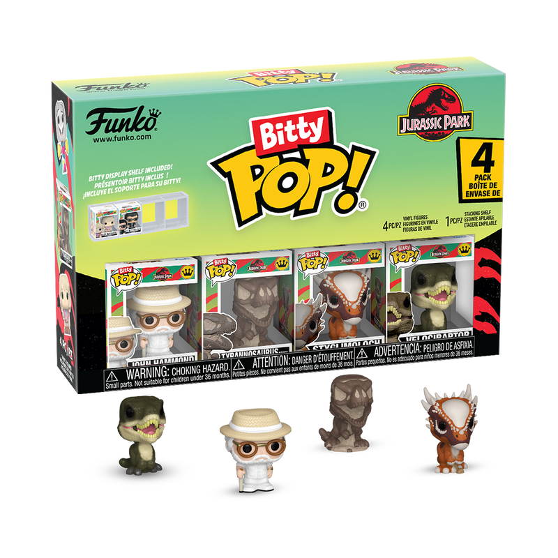 Funko Bitty Pop! Jurassic Park Velociraptor Mini Figure 4-Pack