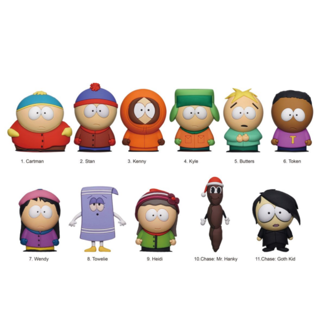 
                  
                    South Park - Mystery 3D Figural Foam Bag Clip Blind Bag
                  
                