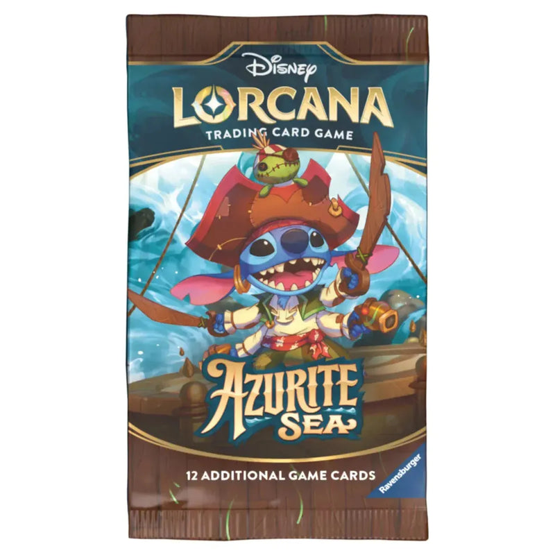 Disney Lorcana TCG Azurite Sea Single Booster Pack